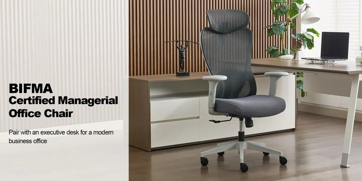 Okeysen BIFMA-Certified High-Back Mesh Executive Ergonomic Office Chair