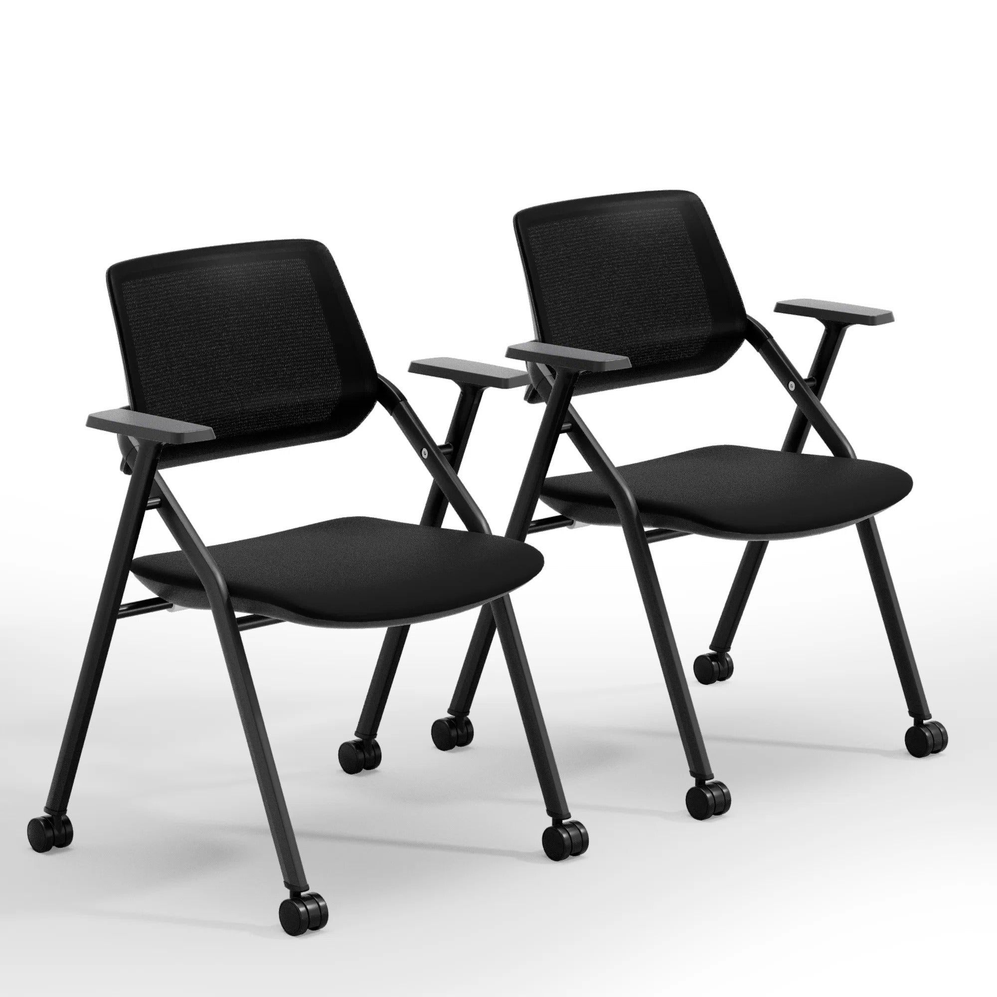 Niaja Foldable Training Chair Nesting BIFMA-Certified Chairs Stackable