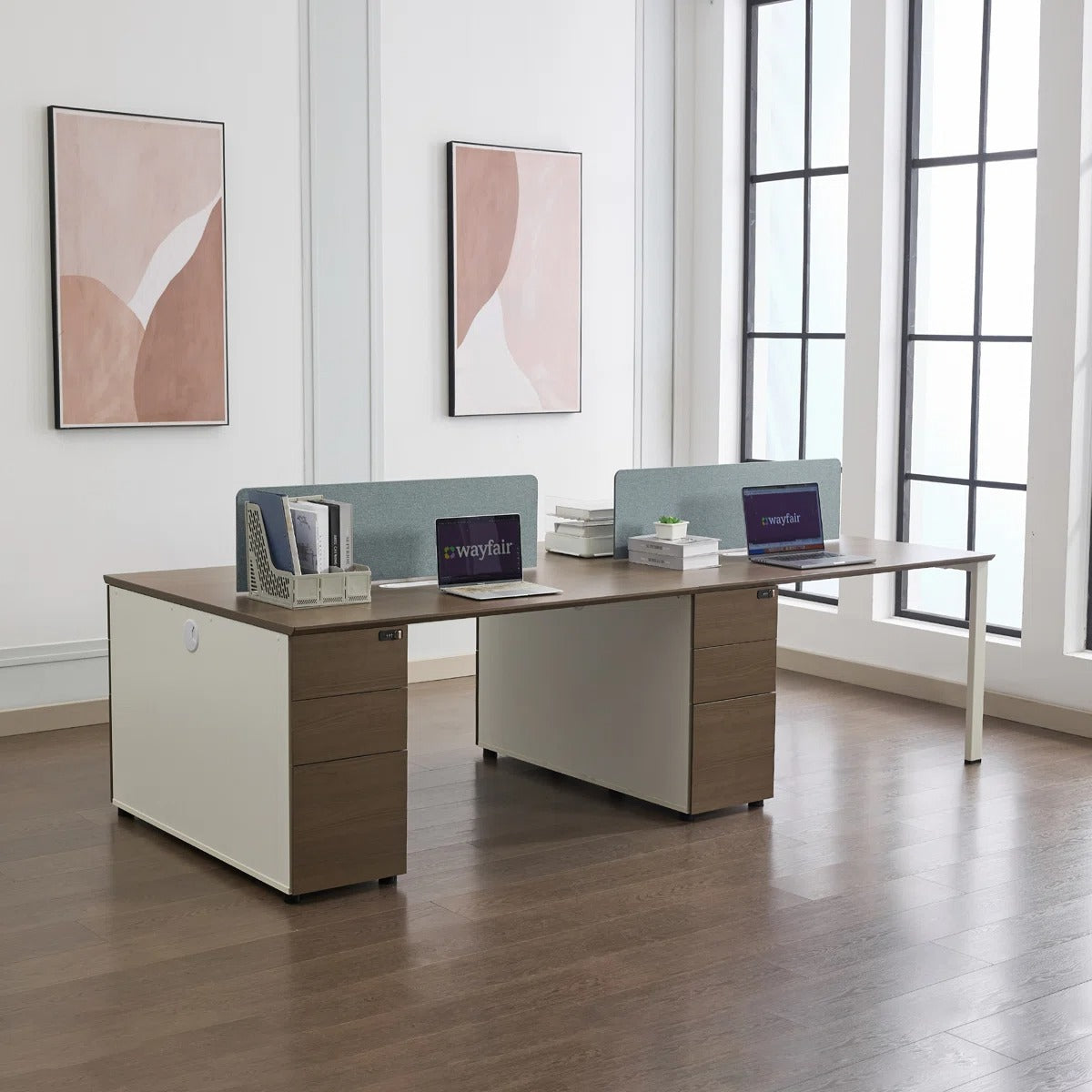 Okeysen 2 Person Benching Workstation