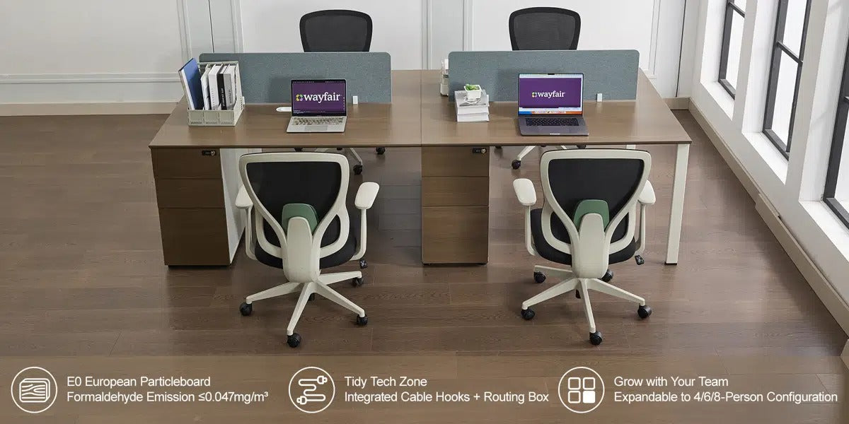 Okeysen 2 Person Benching Workstation