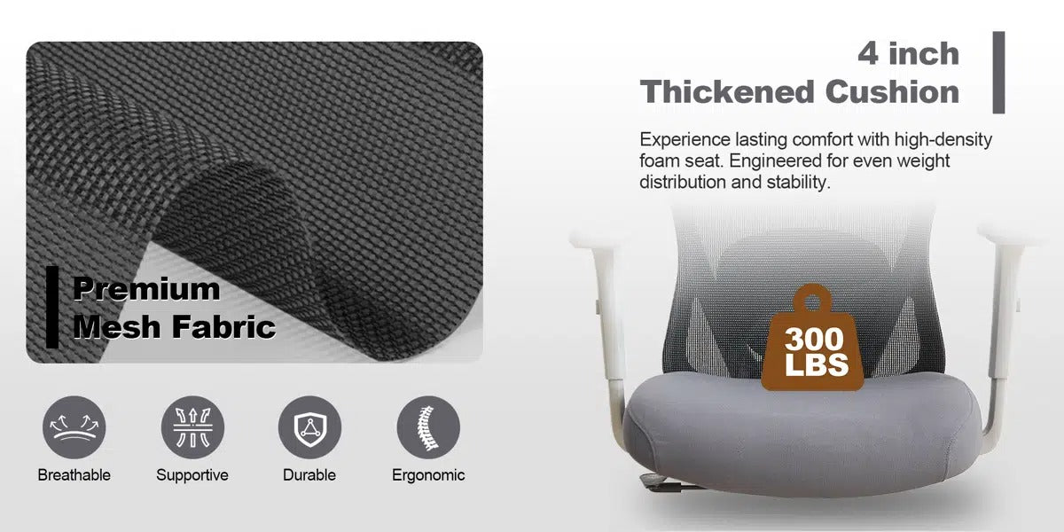 Okeysen BIFMA-Certified High-Back Mesh Executive Ergonomic Office Chair